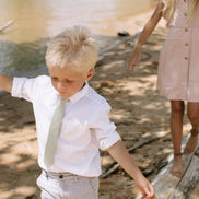 Sea Foam Boys Tie