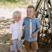 Sea Foam Boys Tie