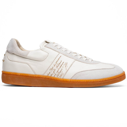 Shizzo Signature Leather Sneakers, White