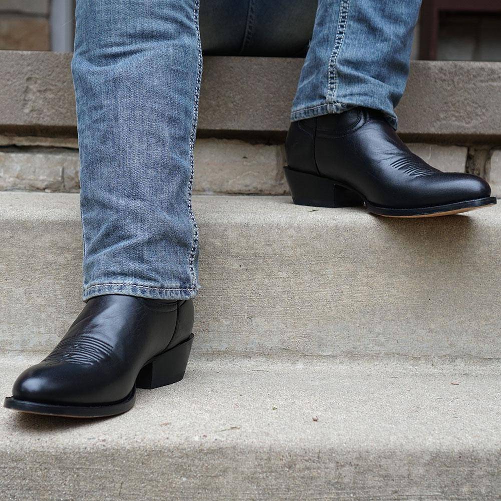 Cowboy Dress Boots | Mens Classic Round-Toe Boots