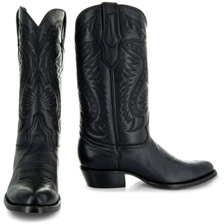 Cowboy Dress Boots | Mens Classic Round-Toe Boots
