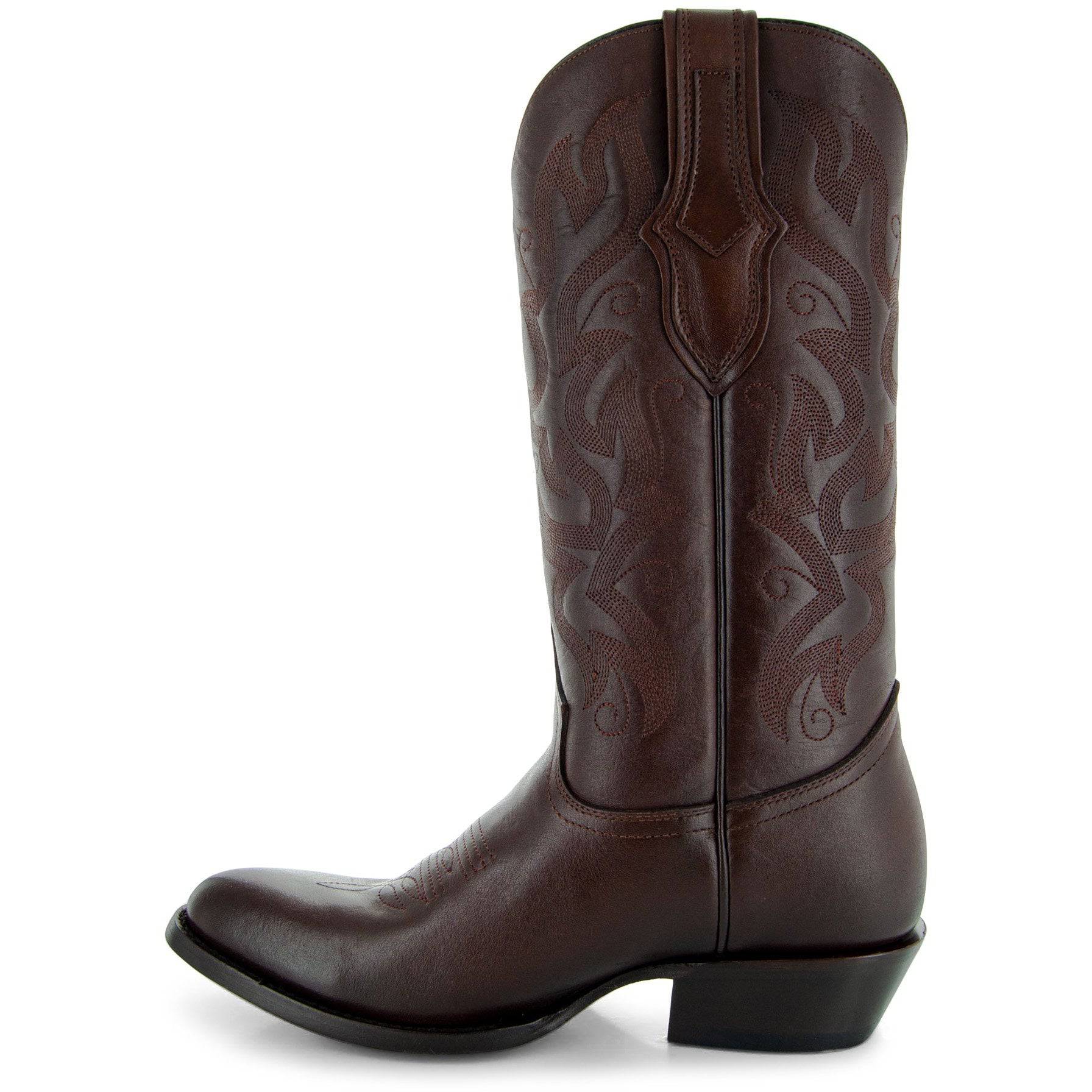 Cowboy Dress Boots | Mens Classic Round-Toe Boots