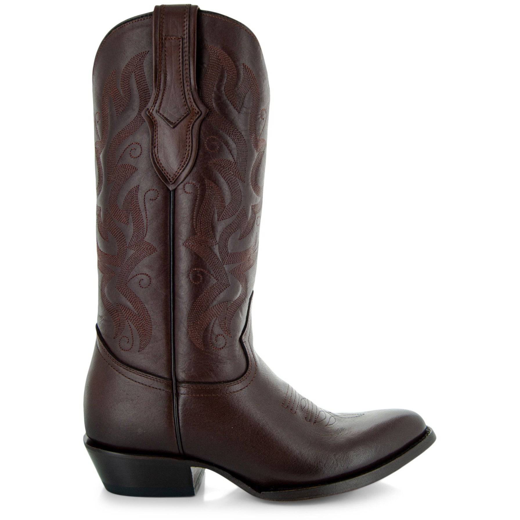 Cowboy Dress Boots | Mens Classic Round-Toe Boots