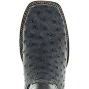 Soto Boots Mens Out of the Wild Black Ostrich Print Boots