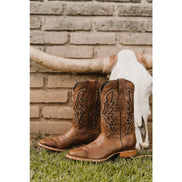 Broad Square Toe Cowboy Boots | Men's Broad Toe Boots