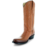 Cowboy Dress Boots | Mens Classic Round-Toe Boots