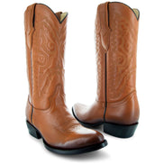 Cowboy Dress Boots | Mens Classic Round-Toe Boots