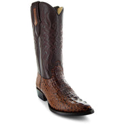 Soto Boots Men's Gator Tail Print Cowboy Boots
