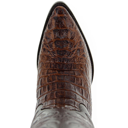Soto Boots Men's Gator Tail Print Cowboy Boots