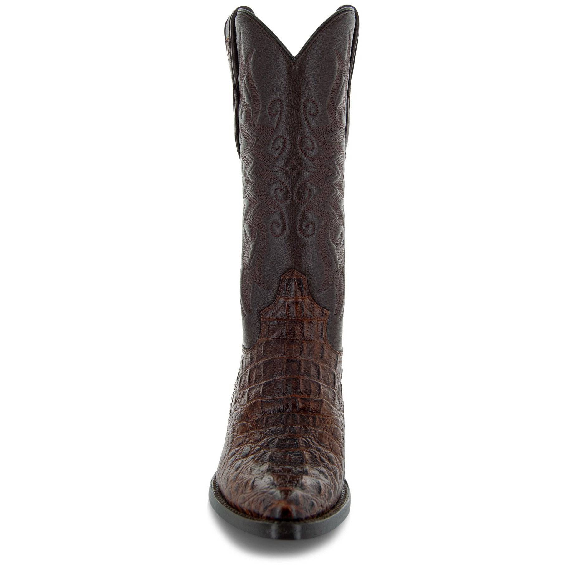 Soto Boots Men's Gator Tail Print Cowboy Boots