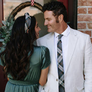 Spruce Plaid Mens Tie