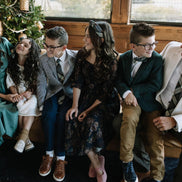 Spruce Plaid Boys Tie