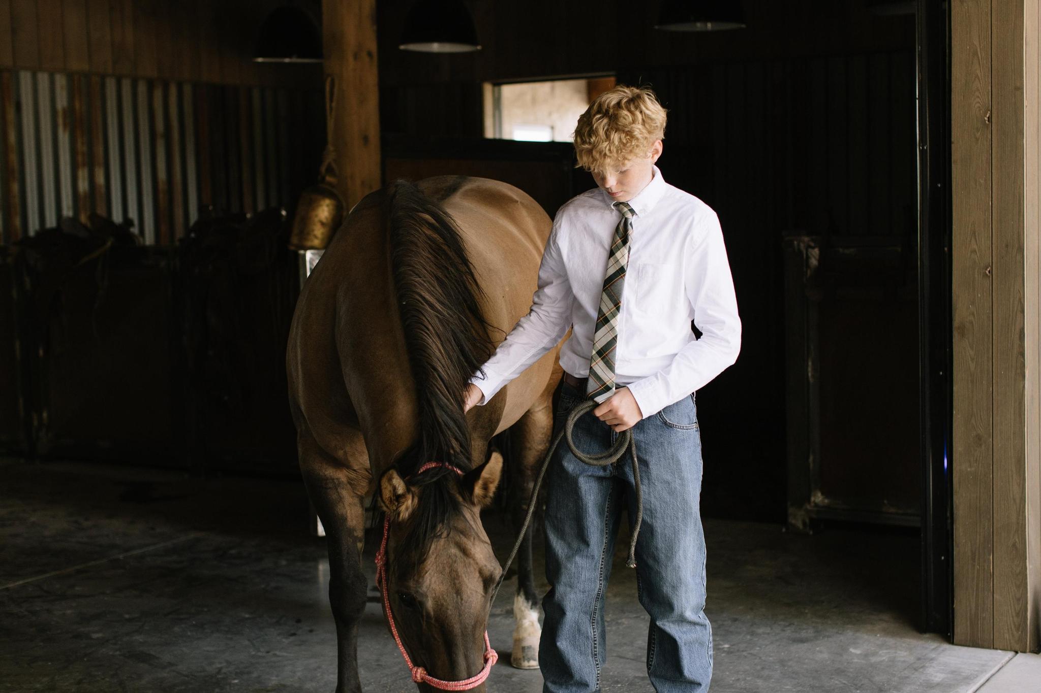 Spruce Plaid - Youth Tie