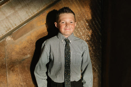 Starry Night - Youth Tie