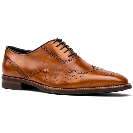 Stephano Wingtip Oxford Camel