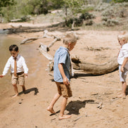 Tan Saddle Boys Tie
