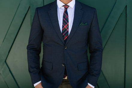 Whistler Plaid Men's Tie