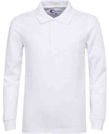 Men's Long Sleeve Pique Polo Shirt