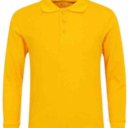 Men's Long Sleeve Pique Polo Shirt